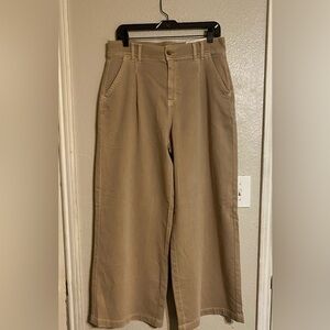 American Eagle Outfitters Tan Wide-Leg Pants